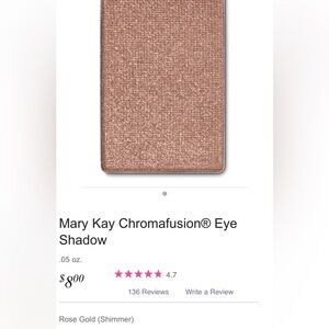 Mary Kay Chromafusion Eye Shadow in Rose Gold